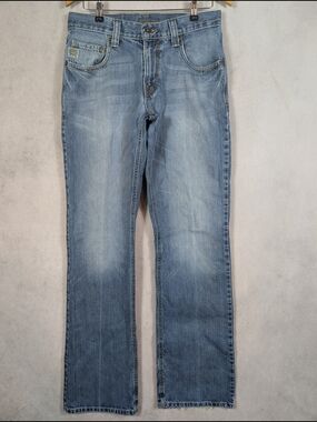 Cinch White Label Jeans Men's Size 33x38 Light Wash Denim